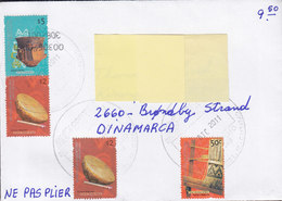 Argentina 2011 Cover Letra BRØNDBY STRAND Denmark 50c. Webstuhl 2x 2$ Drum Trommel 5$ Urne All Type II (2009) Stamps - Covers & Documents