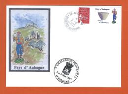 LETTRE FRANCE 3729A TIMBRE PERSONNALISE THEME AUBAGNE SANTON CERAMIQUE - Other & Unclassified