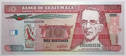 Guatemala - 10 Quetzales - 2008 - PICK 117 - NEUF - Guatemala