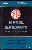 Catalogue GEM 1966 GEORGE E MELLOR MODEL RAILWAY 2nd OO TT NARROW Gauge - Anglais