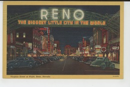 U.S.A. - NEVADA - RENO - Virginia Street At Night - Reno