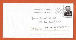 LETTRE FRANCE TIMBRE PERSONNALISE MTAM ARMAND MARQUISET PETIT FRERE DES PAUVRES - Other & Unclassified
