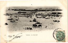 CPA AK Algérie-Djelfa-Le Marché (237195) - Djelfa