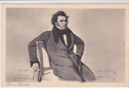 MUSIQUE. FRANZ SCHUBERT Compositeur (Aquarell Von Wilhelm August Rieder 1825) - Musique Et Musiciens