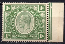 KENYA & UGANDA /1922/MH/SC#29/1 SH. GREEN / KING GEORGE V / ROYALTY - Kenya & Oeganda