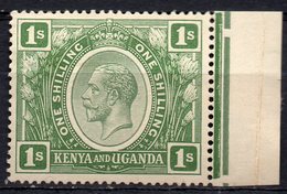 KENYA & UGANDA /1922/MH/SC#29/1 SH. GREEN / KING GEORGE V / ROYALTY - Kenya & Uganda
