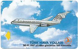 Turkey - Alcatel - THY Aircrafts - Douglas DC-9, 1994, 100U, Used - Turquie