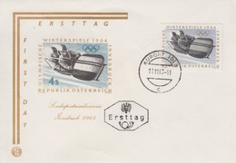 Enveloppe  FDC  1er  Jour   AUTRICHE   Jeux  Olympiques    INNSBRUCK   1964 - Hiver 1964: Innsbruck