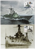 Australia 2011 Complete Series With 2 Postal Stationery Maximum Card Transport Boat Ship Navy Warship - Militaria