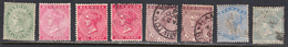 Bermuda 1883-1904 Wmk CA, Perf 14, Cancelled, Sc# ,SG 21-28 Incl 26a, Mi - Bermudas