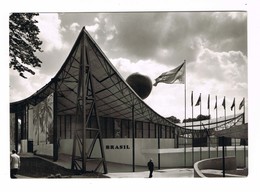 Bruxelles Expo 58  Pavillon Du Bréil Cachets Du Jour 22-09-1958  Pas Ecrite Ed Egicarte - Universal Exhibitions