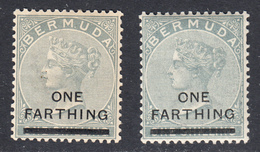 Bermuda 1901 Mint No Hinge, Sc# ,SG 30,30b, Mi - Bermuda