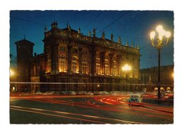 TORINO  -  Rivoli Di Luce Su Palazzo Madama  - Cartolina  Viaggiata  12.11.1977 - Palazzo Madama