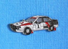 1 PIN'S //  ** MITSUBISHI RALLYE GALANT VR-4 / SHELL / MICHELIN / N°1 ** - Mitsubishi