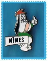 1 PIN'S //  ** DROOPY / Faisant Du Stop Direction / NIMES / TEX AVERY ** . (Corner Coinderoux / Turner 86 / 89) - BD