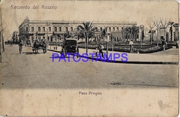 132710 ARGENTINA ROSARIO SQUARE PLAZA PRINGLES SPOTTED  POSTAL POSTCARD - Belice