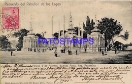 132733 ARGENTINA BUENOS AIRES PALERMO PARQUE 3 DE FEBRERO BREAK CIRCULATED TO BRAZIL POSTAL POSTCARD - Belice