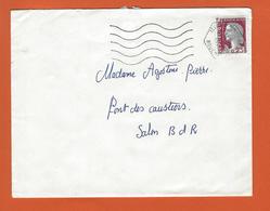 LETTRE FRANCE Obl Mécanique ISTRES AIR  THEME AVIATION MILITAIRE BASE - Militaria