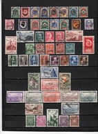 52 TIMBRES ALGERIE OBLITERES DE 1945 à 1949       Cote : 24,25 € - Oblitérés