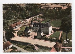 - CPSM LA CHAPELLE-SOUEF (61) - Le Château - Vue Aérienne 1973 - Photo CIM 67-35 - - Autres & Non Classés