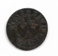 Denier Tournois De Charles II De Gonzague Prince D'Arches 1652 - 476-1789 Period: Feudal