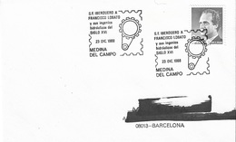 SPAIN. POSTMARK FRANCISCO LOBATO AND HYDRAULIC MILLS. MEDINA DEL CAMPO 1988 - Otros & Sin Clasificación