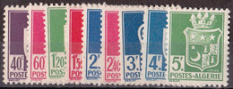 ⭐ Algérie - YT N° 175 à 183 ** Sans Le 175 A Et 179 B - Neuf Sans Charnière - 1942 / 1945 ⭐ - Unused Stamps