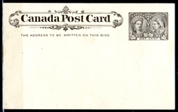 Canada-0005 - Cartolina Postale Da 1 Cent. - Nuova - - 1860-1899 Regno Di Victoria