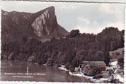 STRANDHOTEL PICHL-AUHOF AM MONDSEE MIT PLOMBERG . CPSM . PF . Editeur GRÜNDLER - Mondsee