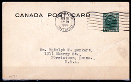 Canada-0010 - Cartolina Postale Da 1 Cent. - Usata - - 1903-1954 Kings