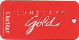 Carte Compcard : Claridge Casino Hotel : Atlantic City NJ - Casino Cards