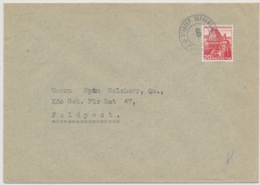 CH 215 Auf Brief Mit Truppenstempel - FELDPOST STABSKP. SAPPEUR BAT. 6 - Postmarks