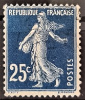 FRANCE 1907 - Canceled - YT 140 - 25c - Semeuse - Oblitérés