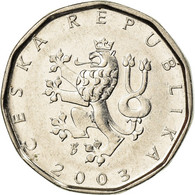 Monnaie, République Tchèque, 2 Koruny, 2003, TTB, Nickel Plated Steel, KM:9 - Czech Republic