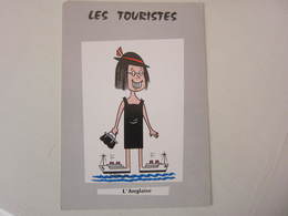 Carte Postale Illustrateur G MEUNIER Les Touristes, L'anglaise - Meunier, G.