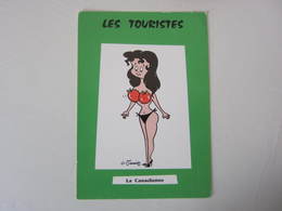 Carte Postale Illustrateur G MEUNIER Les Touristes, La Canadienne - Meunier, G.