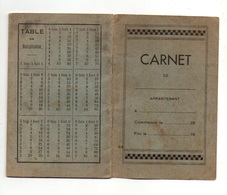 Carnet Avec Quelques Recettes De Pâtisseries Manuscrite Et Tables De Multiplication Au Verso - Matériel Et Accessoires