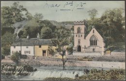 Church And Village, Millers Dale, Derbyshire, 1905 - Nicholson & Carter Postcard - Derbyshire