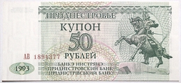 Transnistrie - 50 Roubles - 1993 - PICK 19 - NEUF - Other - Europe