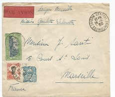 RAID GOULETTE LALOUETTE Saigon Hanoi France 19/11/30 - Airmail