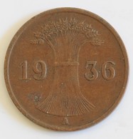 GERMANIA 1 REICHSPFENNIG 1936 - 1 Reichspfennig