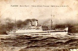 Militaria : Navire Hôpital Le Flandre (guerre 14 18) - Warships