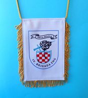 4. GARDIJSKA BRIGADA (Pauci - Split) 1. BOJNA * Croatia Army OLD LARGER Pennant * Flag Croatie Armee Kroatien Croazia - Vlaggen
