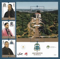 Portugal   2020 , Arcebispos De Braga - Erzbischhöfe - Postfrisch / MNH / (**) - Nuevos