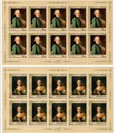 Russia 2010 . Painter F.S.Rokotov. 2 Sheetlets, Each Of 10.    Michel # 1626-27 KB - Nuevos