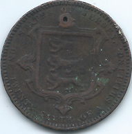 Jersey - 1866 - Victoria - 1/26 Shilling - Small Hole - KM4 - Jersey
