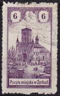 POLOGNE - Timbre Local De Zarki Oblitéré - 6 G. TB FAUX - Errors & Oddities