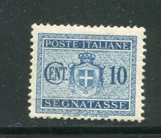 ITALIE- Taxe Y&T N°54- Neuf Avec Charnière * - Taxe