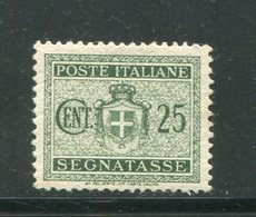 ITALIE- Taxe Y&T N°55- Neuf Avec Charnière * - Taxe