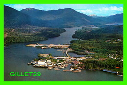 PRINCE RUPERT, BC - B. C. PACKERS LTD'S FISH COLD STORAGE PLANT - SHAWATLANDS PASSAGE IN BACKGROUND -  WRATHALL'S - - Prince Rupert